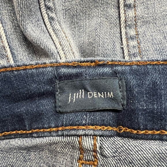 JJill FULL-LEG CROPS, ROCKAWAY WASH, 6. Button fly, NWT - Picture 7 of 13